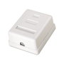 Aisens Roseta de Superficie RJ45 Cat.6 UTP A139-0301 Blanco